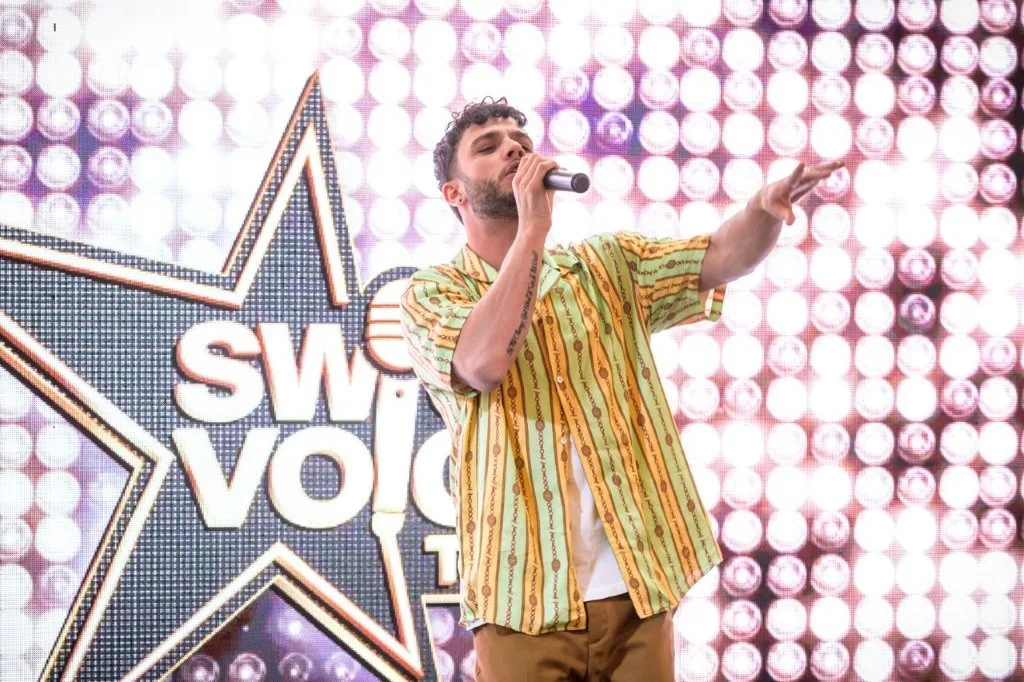 «Swiss Voice Tour 2025» im Einkaufszentrum Volkiland in Volketswil am Samstag.
